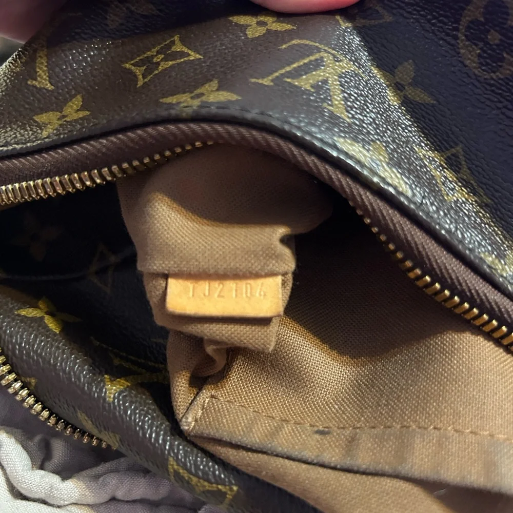 Louis Vuitton Brown Monogram Hobo Bag